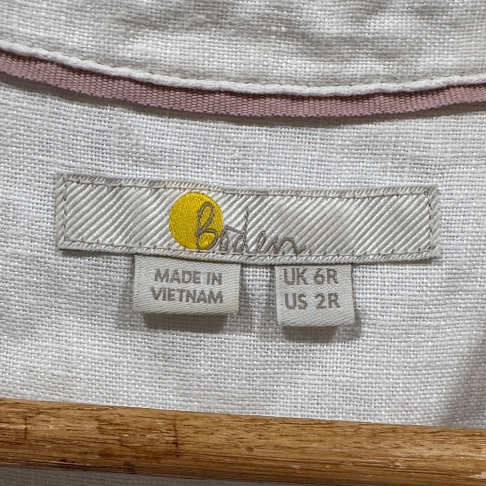 Boden White Button-Down Dress - Picture 6 of 13